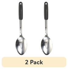 (2 pack)   13 Stainless Steel Basting Spoon, ...