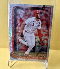 2025 Topps Chrome LOGOFRACTOR Jeimer Candelario #85 Reds