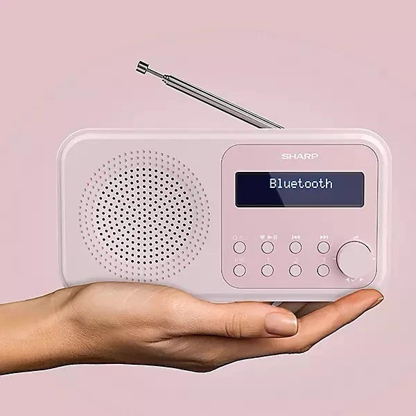 Sharp DR-P420(PK) Tokyo Digital Radio DAB/DAB+ & FM with Bluetooth - Pink - Image 3 of 4
