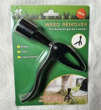 Weeder Remover Garden Tool Stand Up Weed Tool Handle Claw Outdoor Root Remover