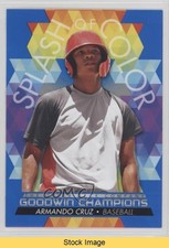 2022 Goodwin Champions Splash of Color Royal Blue Armando Cruz #128 READ 4et