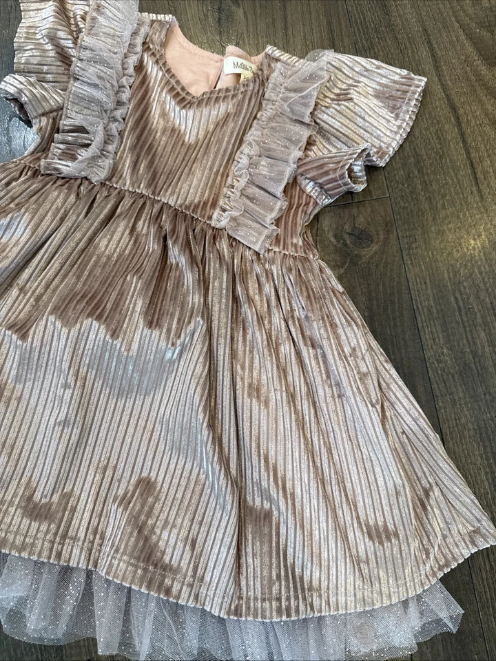 Matilda Jane Just Imagine Kori Girls Wide Ribbed Dress Size 2 New - Image 3 of 4