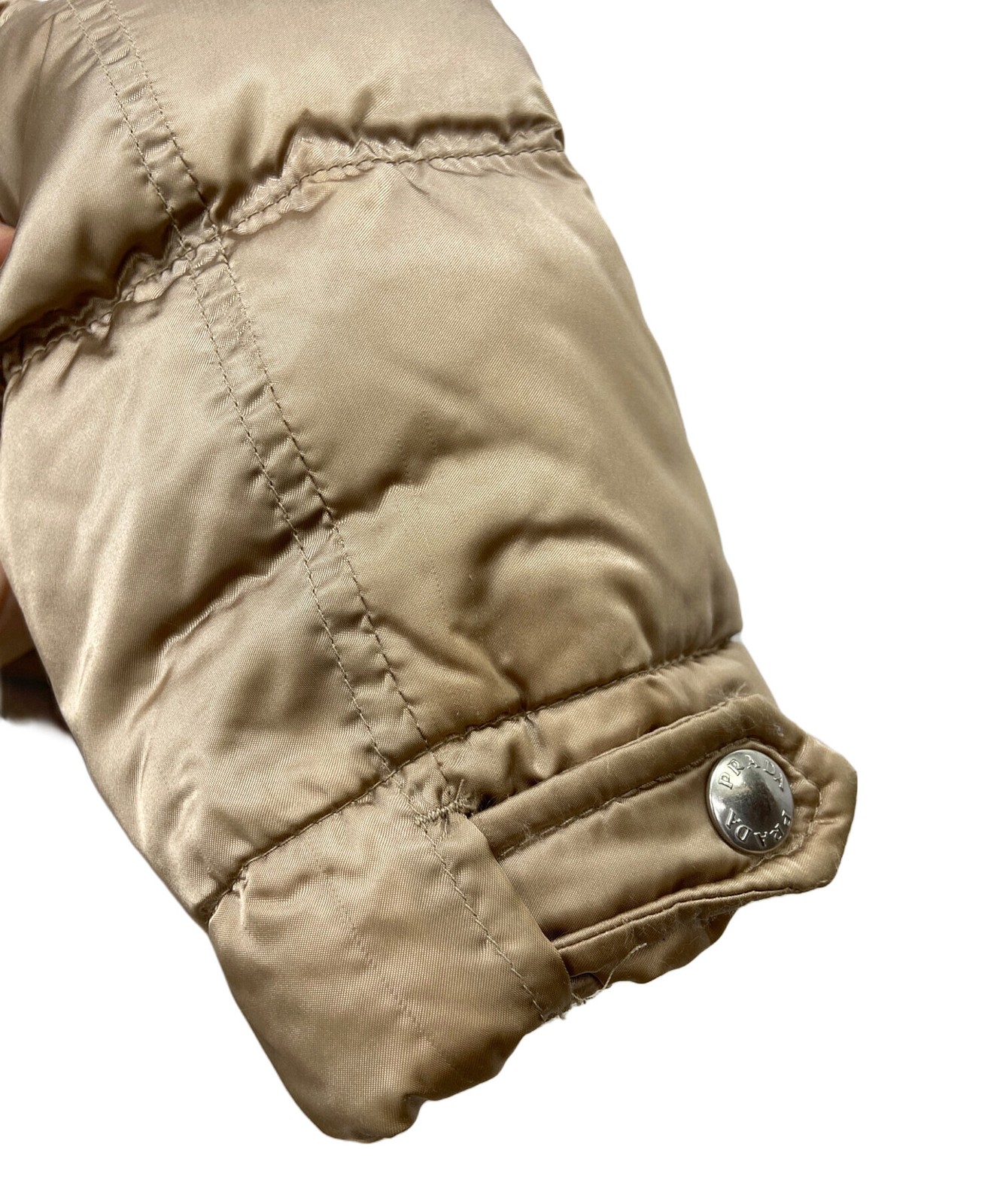 PRADA Down Jacket/ Beige/ Size: 38 - image 7