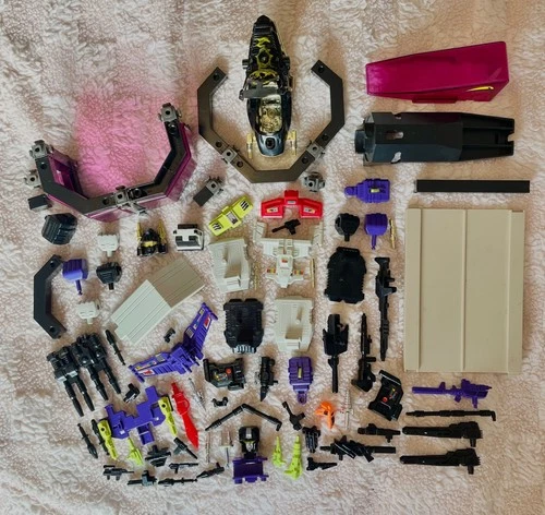 Transformers Miscellaneous Mixed Lot Of Vintage 1980s Parts Accessories Toys