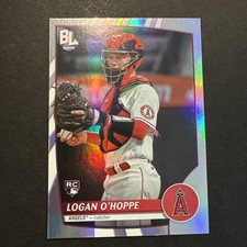 2023 Topps Big League Logan O'hoppe RC FOIL REFRACTOR #203 Angels