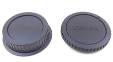 Canon Camera Body Cap Rear EF Lens Cap Set OEM EOS