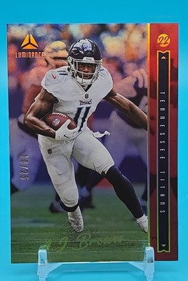 2022 Panini Luminance - A.J. Brown #73 Red /25