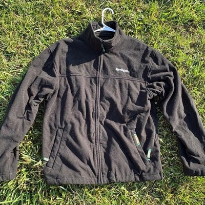 Remington Outdoor Clothing Black Fleece Full Zip Jacket Size L