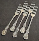 Lot 5 Sterling Silver .925 Towle Dinner Forks Old Master 303 Grams
