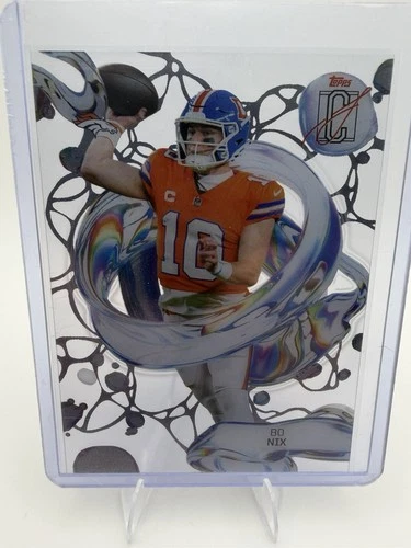 2025 Topps Signature Bo Nix Base (RAW)