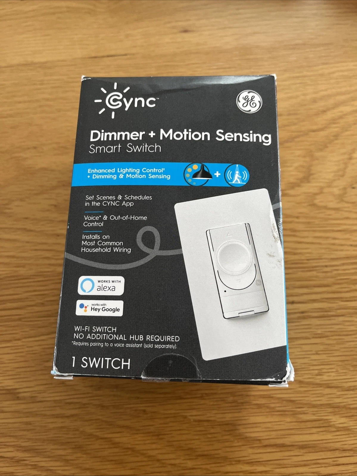 New GE CYNC Smart Dimmer Light Switch & Motion Sensor, No Neutral Wire Required
