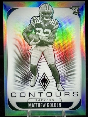 2025 Panini Phoenix - Matthew Golden #12 - Rookie Silver Contours (RC)