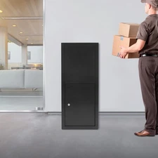 Parcel Drop Box Package Delivery Case Large Envelopes Mail Boxes with Key Lock