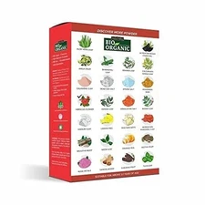 INDUS VALLEY Bio Organic Hibiscus Flower Powder 100gm