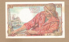 FRANCE: 100 Francs Banknote,(UNC),P-100a, 07.10.1943,No Reserve!