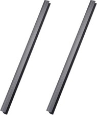 2 Pieces PVC Drawer Hanging File Rails Black Cabinet Rails Hanging 1/2 Drawer