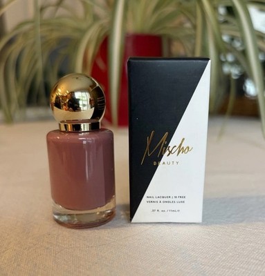 Mischo Beauty Nail Lacquer Clean Polish IJAMA Toasted Rose Full Size .37 oz NIB