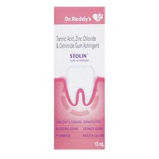 Pack of 5 X Dr Reddy's Stolin Gum Astringent Each 15 ml SF/