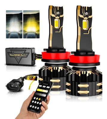 AUXBEAM GX BI-COLOR SMART Serie 25000LM 110W LED Headlight Bulbs