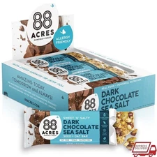 Granola Bars Dark Chocolate Sea Salt Nut Free Gluten Free Vegan Snack Pack 12 US