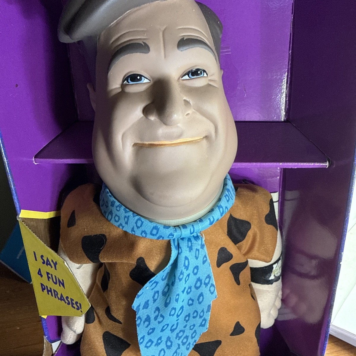 Vintage 1993 Mattel The Flintstones Talking Fred Flintstone Brand