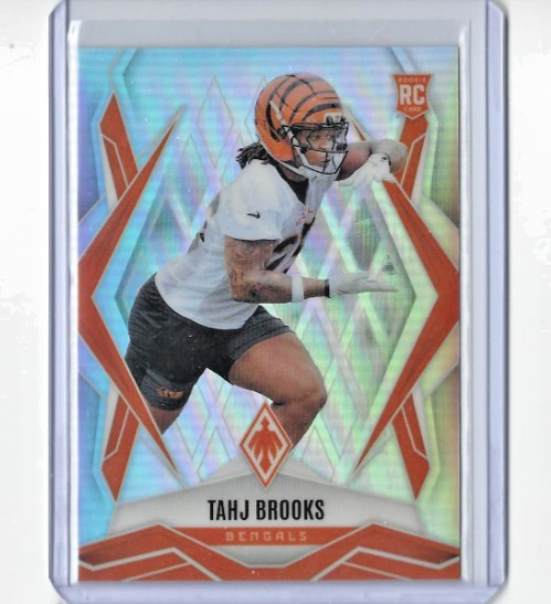 2025 Panini Phoenix Football Tahj Brooks Rookie Silver Prizm RC #244