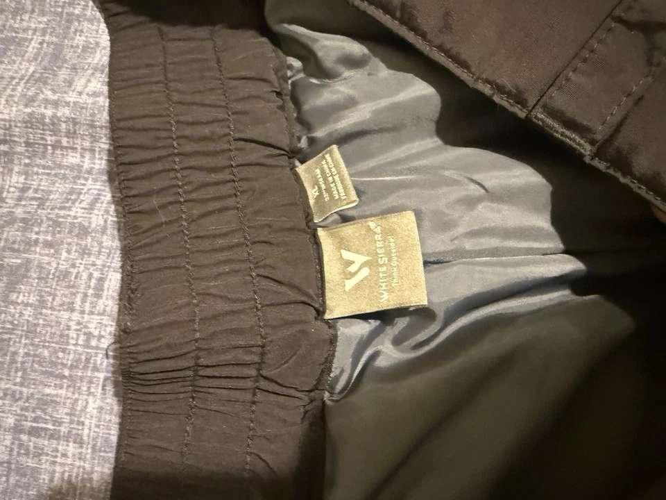 White Sierra Men's X-Large Black  Insulated Toboggan Snow Pants - 32" inseam - Imagem 3 de 3