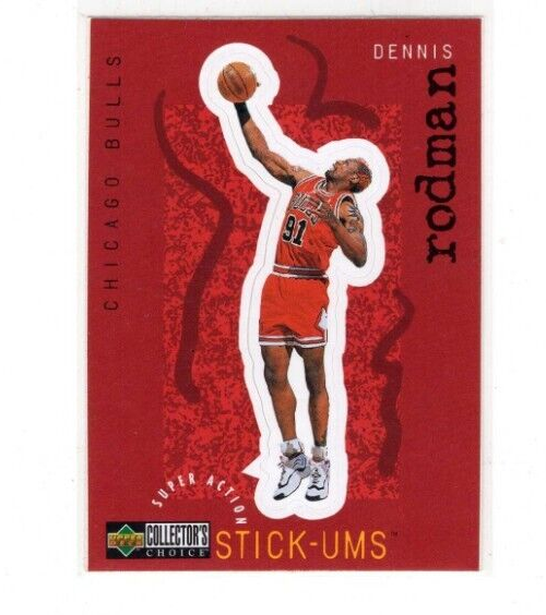 Dennis Rodman 1997-98 Upper Deck CC Super Action Stick-Ums #S4 | eBay