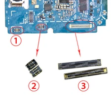 2 X For Samsung Galaxy A13 A135 LCD display FPC battery connector mainboard plug