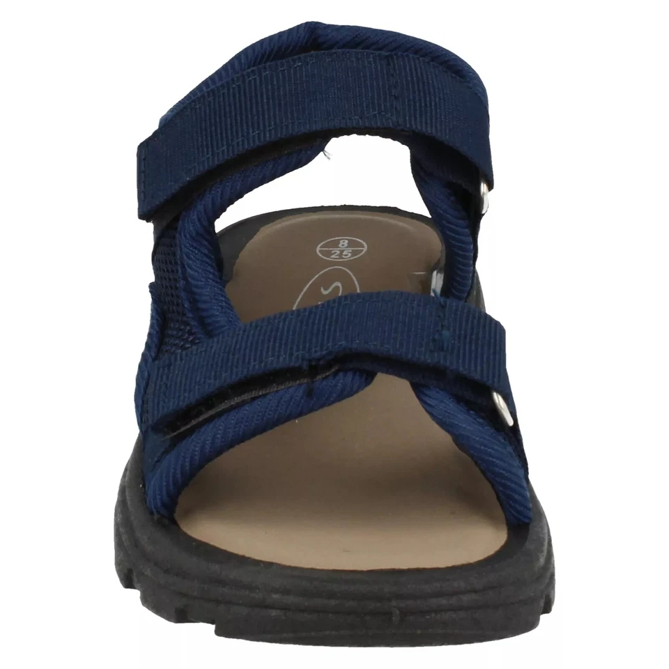 Niños SPOT ON N0R073 Azul Marino Open Toe Sandalias - Imagen 3 de 4