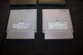 Tetris 1 and 2  Nintendo NES Vintage Original Puzzle Game Cartridge Lot Set