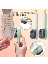 1pc Cleaning Brush Soft Brush Hair Liquid Filling Cleaning Tool For Shoes, Cloth