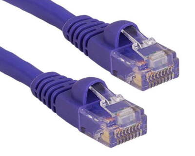 RiteAV Cat6 Network Ethernet Cable Purple 250ft (Certified Fluke Tested)
