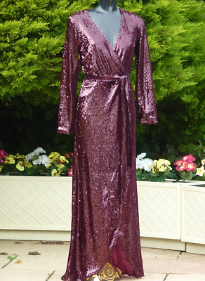 lipsy glitter wrap dress lipsy glitter wrap maxi dress in black