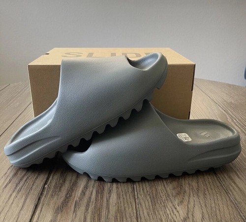 Size 8 - Men's Adidas YZY Yeezy Slide "Slate Grey" ID2350 In Hand Fast Ship