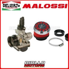 02631X+0411505 KIT CARBURATORE DELLORTO PHBG 19 DS 2T + FILTRO MALOSSI ARIA MANU