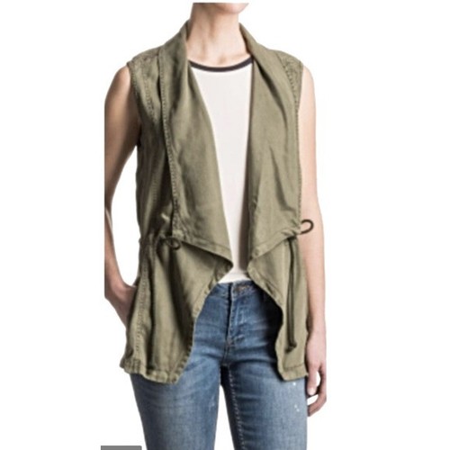 Max Jeans womens vest size L army green 