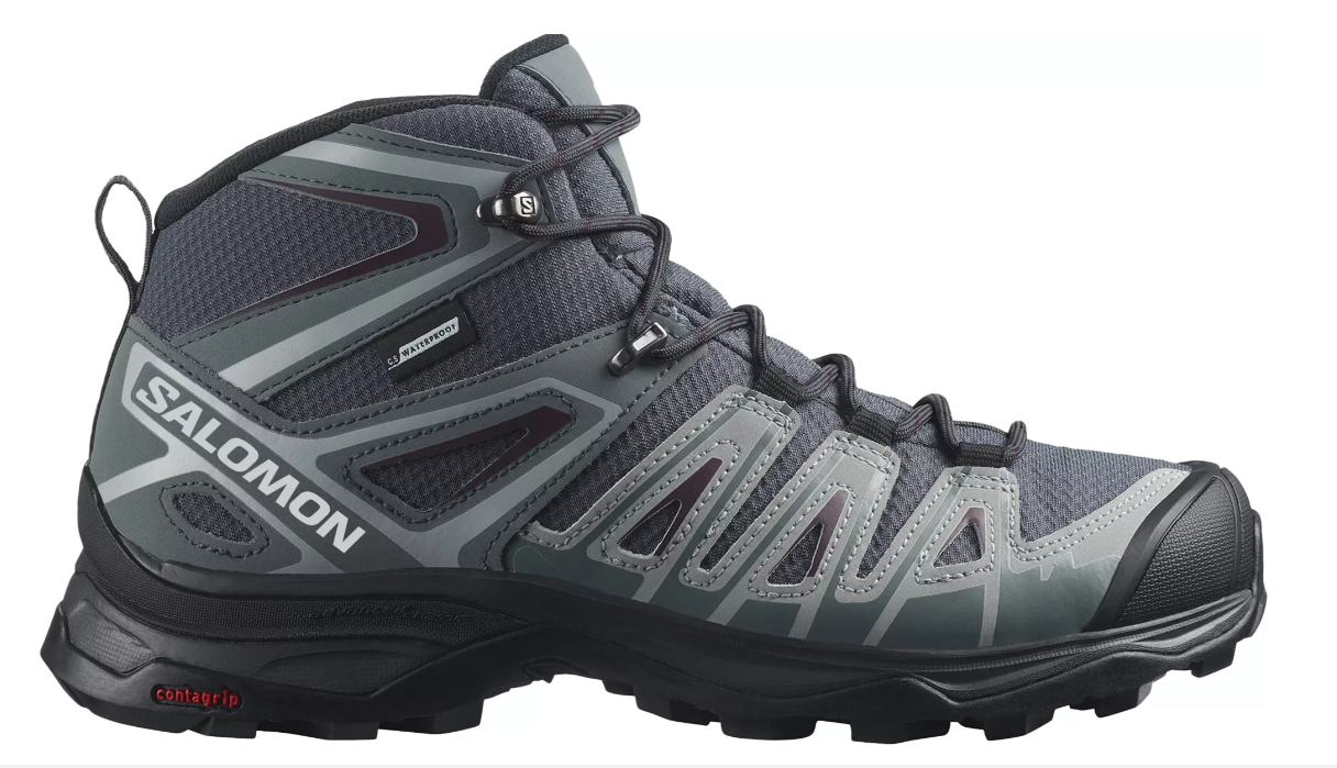 Salomon Stivali da Escursionismo 5 X Ultra Pioneer Medi Impermeabili da Donna in Ebano $150