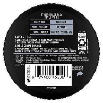 AXE Styling Messy Look Textured Matte Hairstyle Pomade Easy to Use