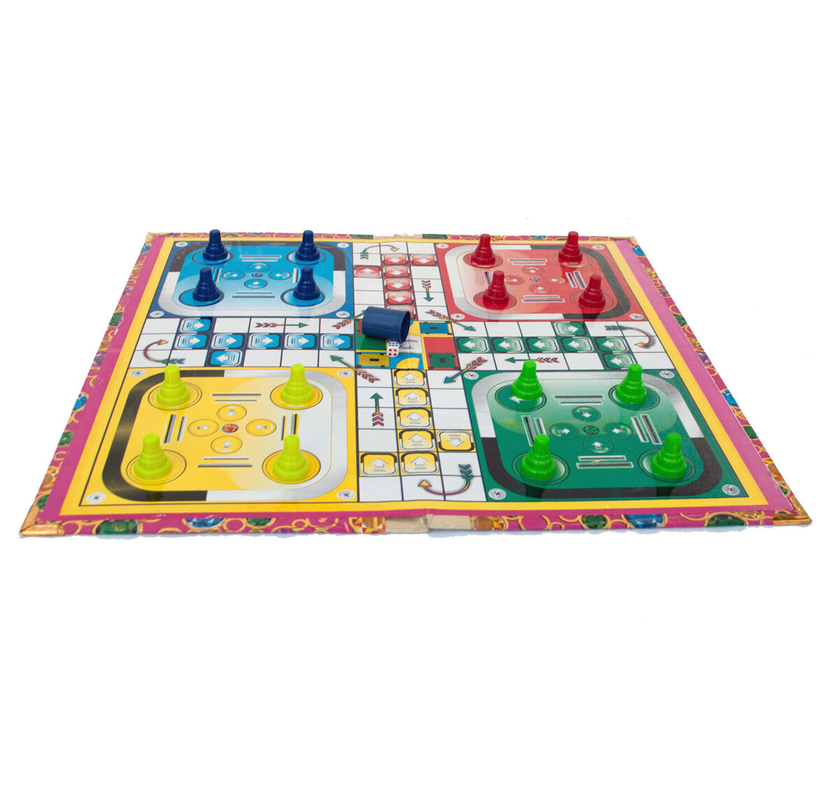 Traditional Classic Modern Full Size Family/Kids/Adult Ludo Fun Board Star  Game.