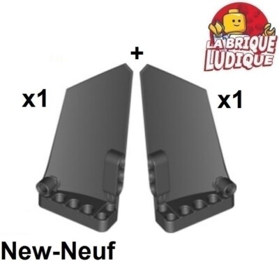 Lego Technic Pair Panel Fairing #17 + #18 Large Black 64392 64682 New