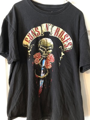 guns n roses skull shirt