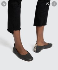 Dolce Vita Ozzie Ballet Flats In Black 7.5 102 NEW NIB