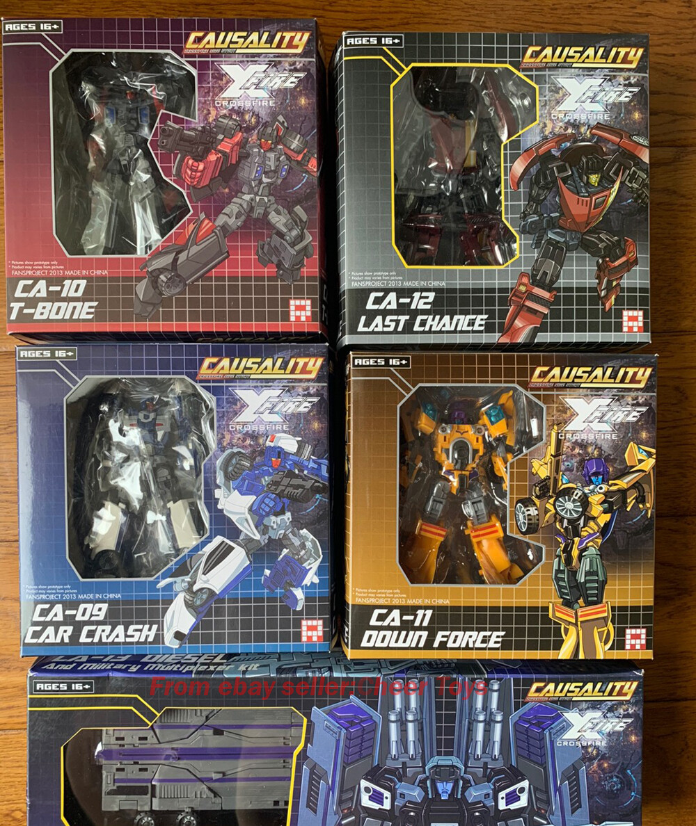 FPJ Fansproject M3 Intimidator Transformers Stunticons Menasor in