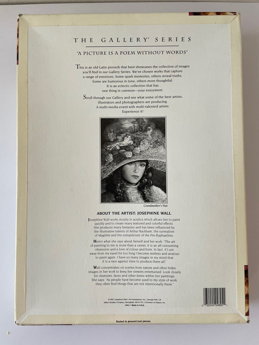 VTG Milton Bradley Grandmother's Hat Puzzle Josephine Wall