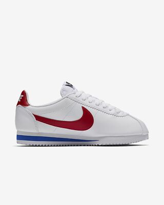 Women's Nike Cortez Forrest Gump USA Olympic White Red Blue 807471