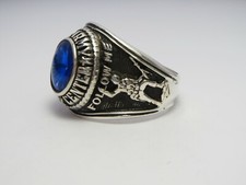 SILVER 925 , RING , US ARMY , INFANTRY CENTER , FOLLOW ME , RING US size  11.5