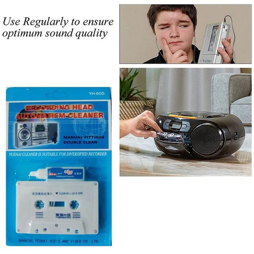 Nettoyant tête cassette audio démagnétiseur avec 1nettoyage-fluide₪ - Photo 9/9