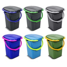 Reise WC Toilette Campingtoilette Eimertoilette Mobiler Camping Eimer 19L 120kg