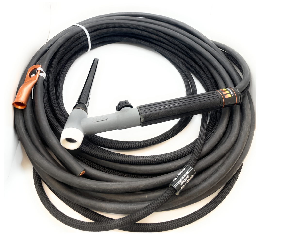 Weldtec WT-17FV-25-2 TIG Torch Kit, 25', Flex Head, Valve, 2 Line